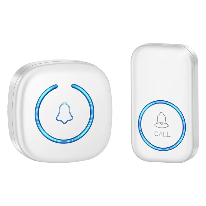 Wireless Doorbell Intelligent Welcome Door Bell 300M/984 FT Remote 60 Songs Melodies Home Smart Doorbell US EU UK Plug Optional